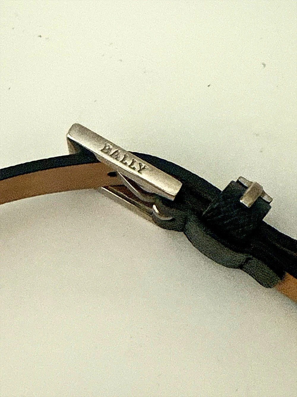 Bally black genuine leather belt size 75/30 made in Italy - Picture 6 of 9